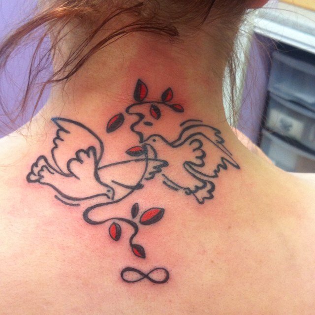 Tattooist at heroes tattoo studio