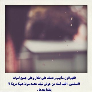 اللهم انها صدقه جاريه للمرحوم باذن الله طلال حسن الحميدي اللهم سخر عبادك الصالحين بدعاء له, واجعل الجنة دارً له ..