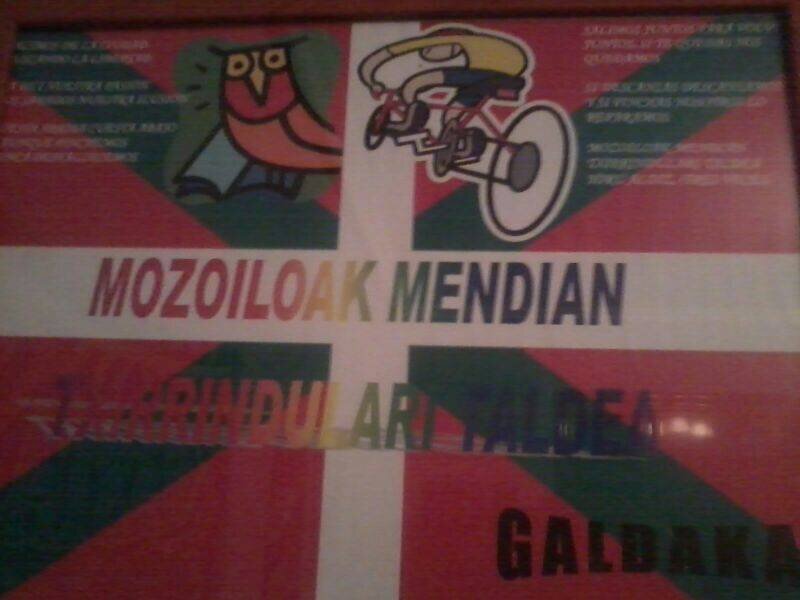 MOZOILOAK MENDIAN es un grupo de cicloturistas de Galdakao (Bizkaia) a los que nos gusta disfrutar de las mañana sabtinas en compañía de los amigos y la bici