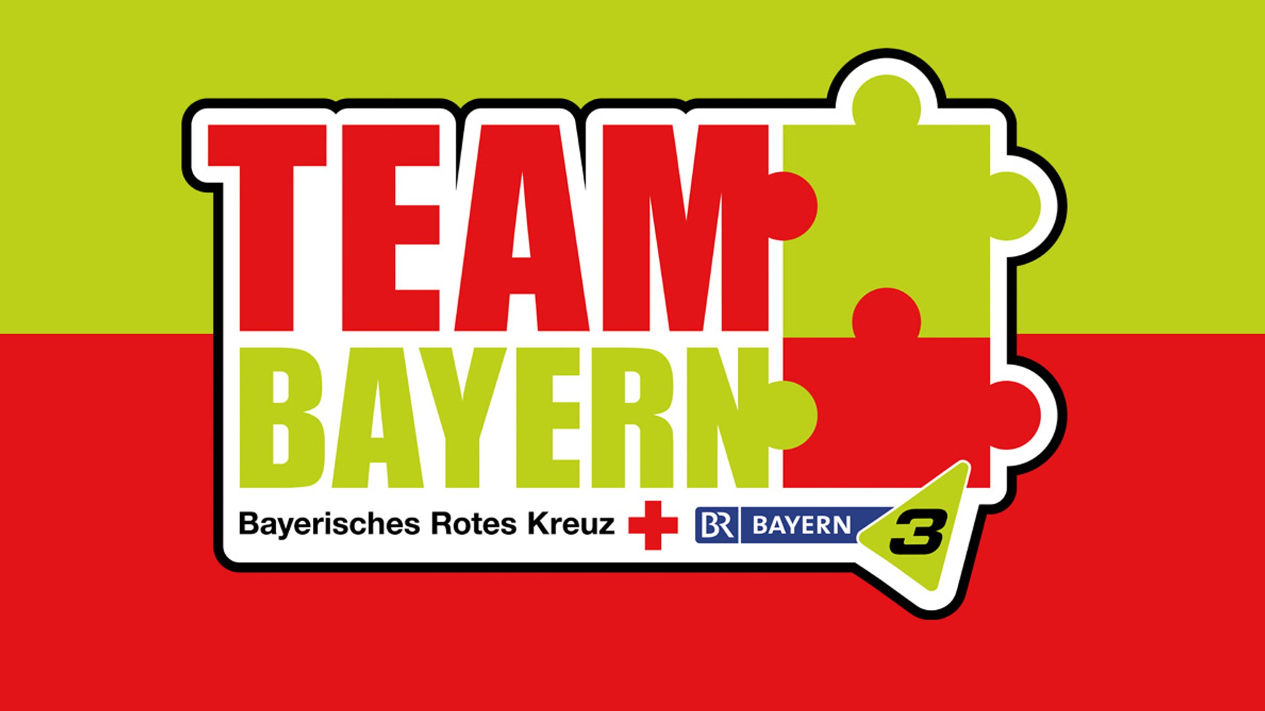 BAYERN 3 und das BAYERISCHE ROTE KREUZ  suchen Menschen, die bereit sind zu helfen, wenn die Hilfe gebraucht wird.