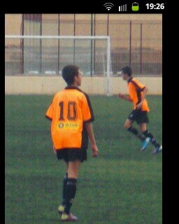 Jugador del Ud Piletas cadete de primera