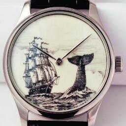 Makers of scrimshaw watches by day and aspiring Nantucket sleigh riders by night.