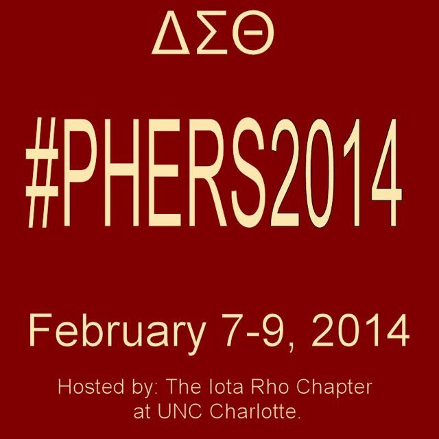 The South Atlantic Region of DST will be hosting Project H.E.R.S. at UNC Charlotte (@IotaRho1972) February 7-9, 2014.