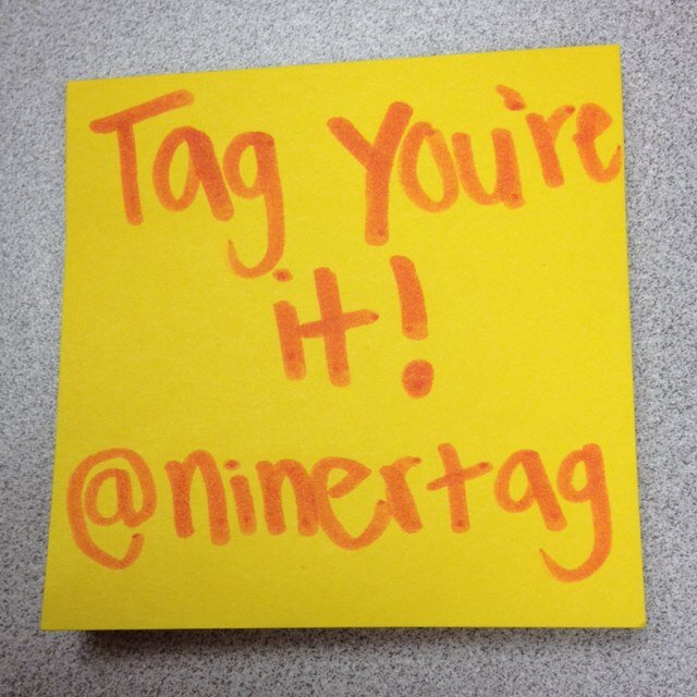You're it! Now tag your friends and post the picture. Lets see how many niners we can tag!