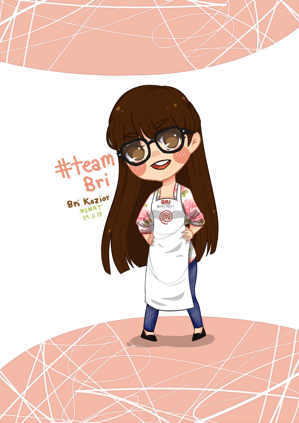 vegetarian for monday-sunday. support bri #TEAMBRI