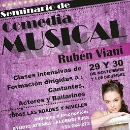 SEMINARIO DE COMEDIA MUSICAL en Santa Fe, por RUBEN VIANI (reconocido actor y director Arg.) y otros docentes de Bs As.