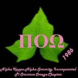 Pi Omicron Omega Chapter of Alpha Kappa Alpha Sorority, Incorporated was chartered on December 7, 1986. .