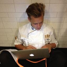 Chef from north member of the Swedish junior culinary team