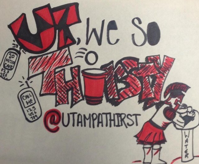 Send your thirsty stories to utampathirst@inbox.com . We are not affiliated with the University of Trampa