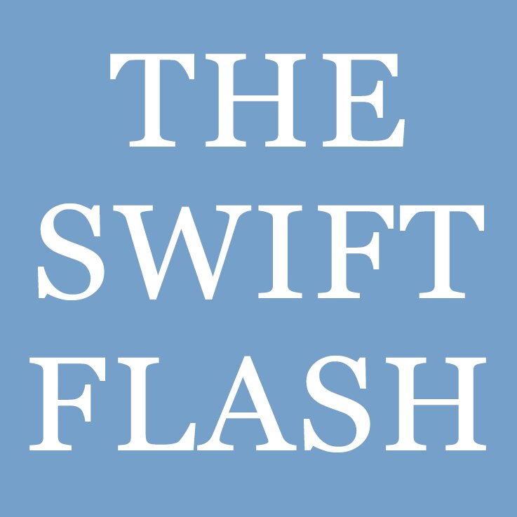 ‘The Swift Flash’ is a free distribution paper produced as an A4 folded to A5 booklet, distributed fortnightly to South Leicestershire/North Northamptonshire