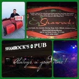 RockOut With Ur ShamsOut 
Mon-DJ Tues-$5Steak&Karaoke
Wed-BigBeer&Acoustic Music
Thurs&Sun-DJ Fri&Sat-LiveBand
*TVS UFC NFL WIFI ARCADES DANCING & MORE*