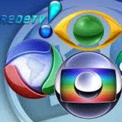 Record, Rede TV, Band, Globo, TV Cultura