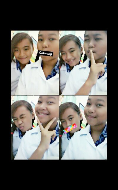 I know I'm not perfect but because there is a friend who can complement me, I feel perfect.