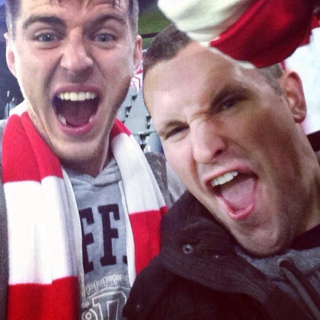 Gooner.  over use the word MATE.