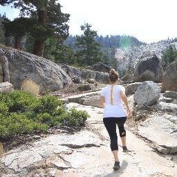 Fitness, food/wine, family, friends, retail tech, social commerce, travelling and Olive the vizsla.
