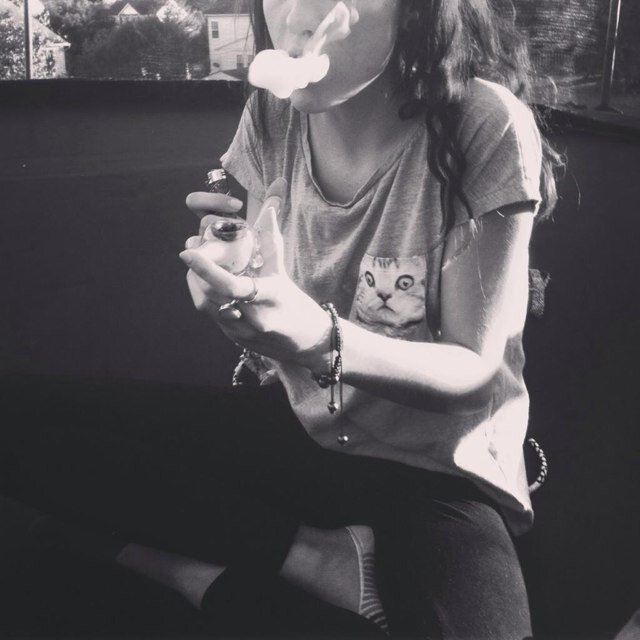 Basic white bitch w/ the morals of a guy. smoker. drinker.i dont give a fuck. #subtweetqueen wife; @_slightlysane