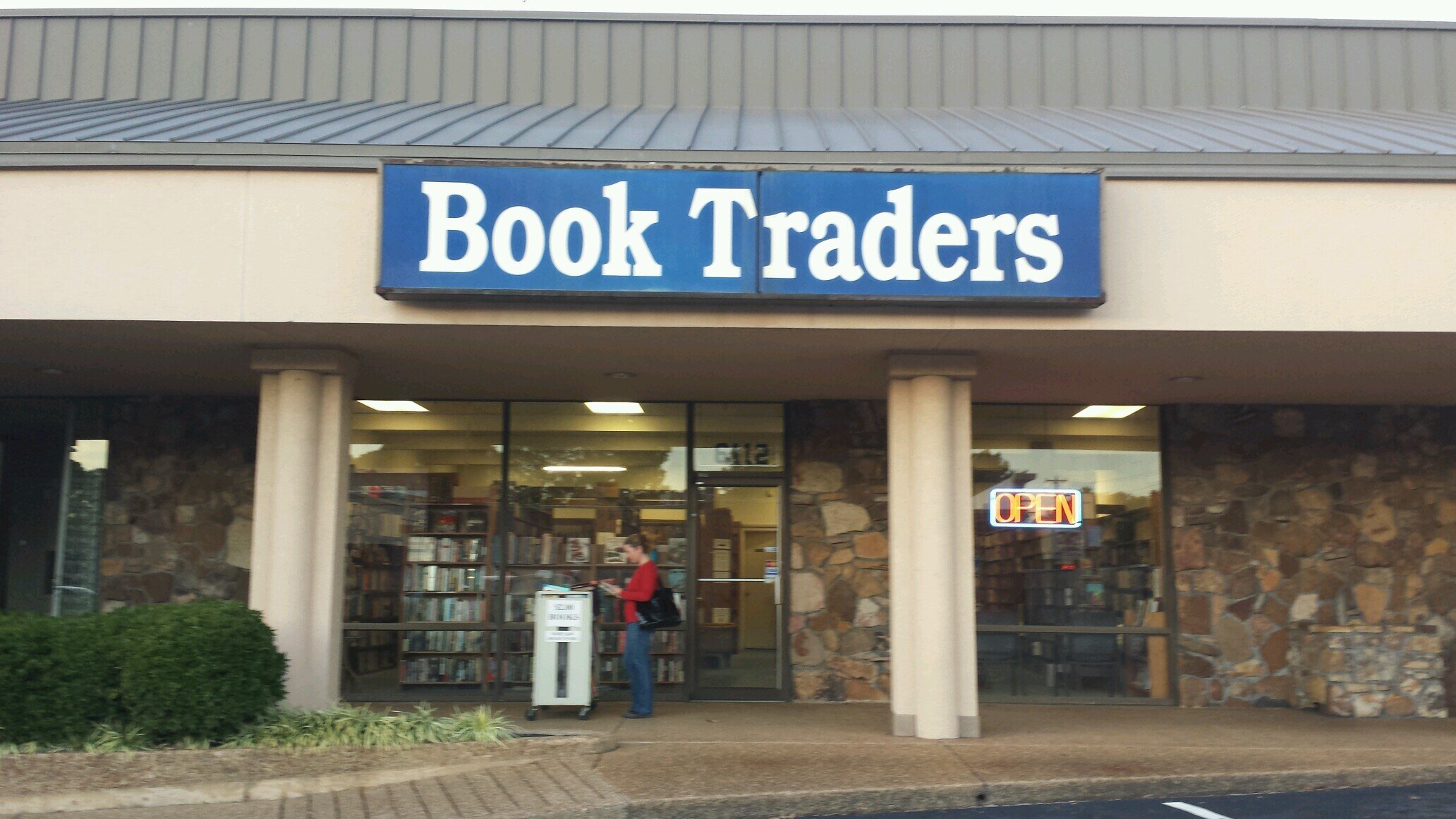 Located in East Memphis, Book Traders has been a landmark for used books since 1993.  Come and see us! 6112 Quince Road  (901) 683-2367