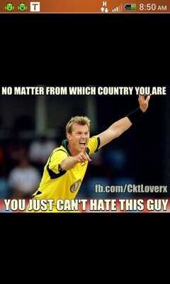 Once a @BrettLee_58 fan,always a @BrettLee_58 fan!!♥♥