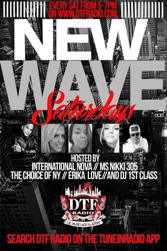 Tune in Saturdays to the NEW WAVE show only on @Dtfradio .com from 5p-7p