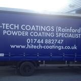Formed in 1992 but with over 25 years industry experience, Hi-Tech Coatings provides a wide range of customers with our Powder Coating service. Tel 01744 882747