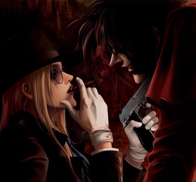 Sir Integra Hellsing. Head of the Hellsing Organization. No, I'm not a guy…but I'll get much more done than you… I am the Master of the Beast…