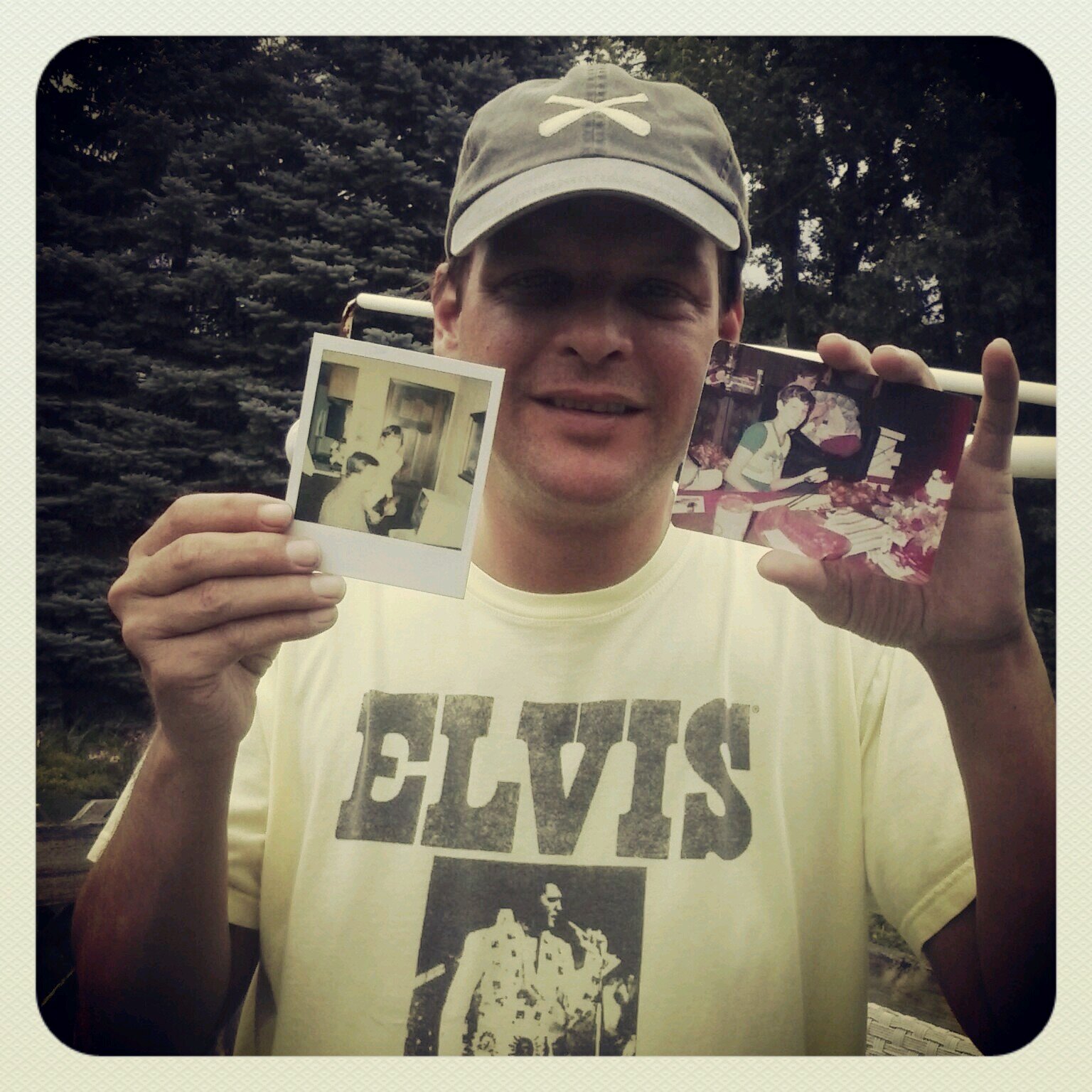 I'm partnered by Elvis Presley. Lisa Marie Presley has to come out about me.