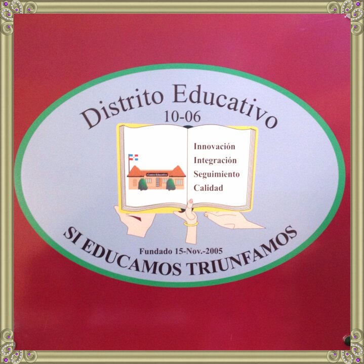 Este Distrito Educativo 10-06, fue fundado el 15 de Noviembre del 2005