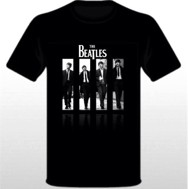 Menjual baju band tempatan dan luar negara