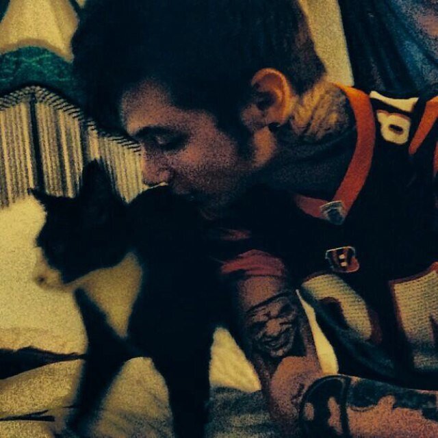 The devil's on my shoulder.