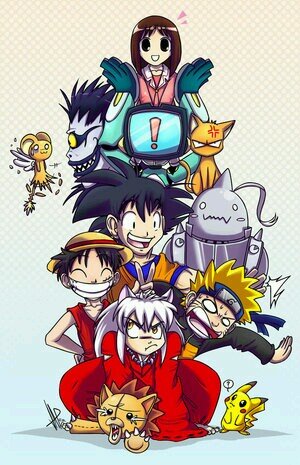 conozco todo de dragonball,de naruto'one piece... pero no lo se todo asi que aun falta