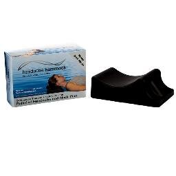 The Headache Hammock is a therapeutic orthopedic headrest clinically designed to help relieve headaches, including migraines as well as upper neck pain.