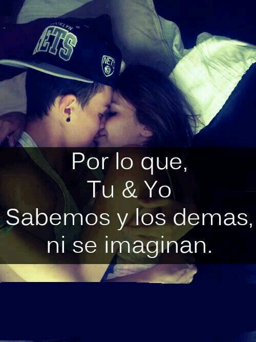 Yo siempre pensare en tii porque se que me quieress y que me adoras y por eso....TE AMOO!♥♥