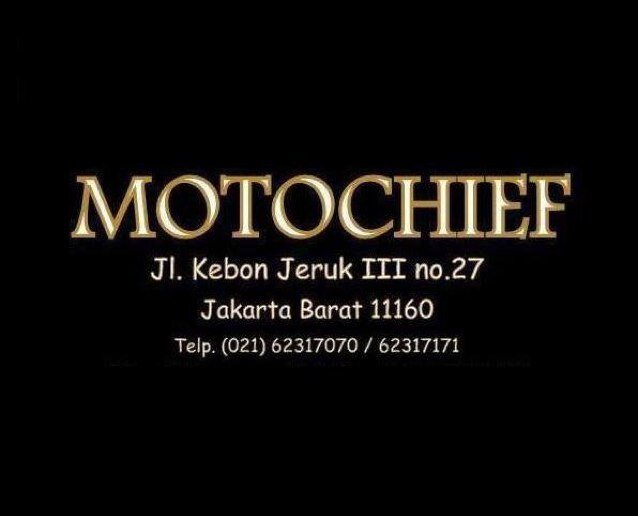 motochief's profile picture. Distributor variasi motor dan perlengkapan biker melayani grosir dan eceran untuk seluruh wilayah indonesia.
