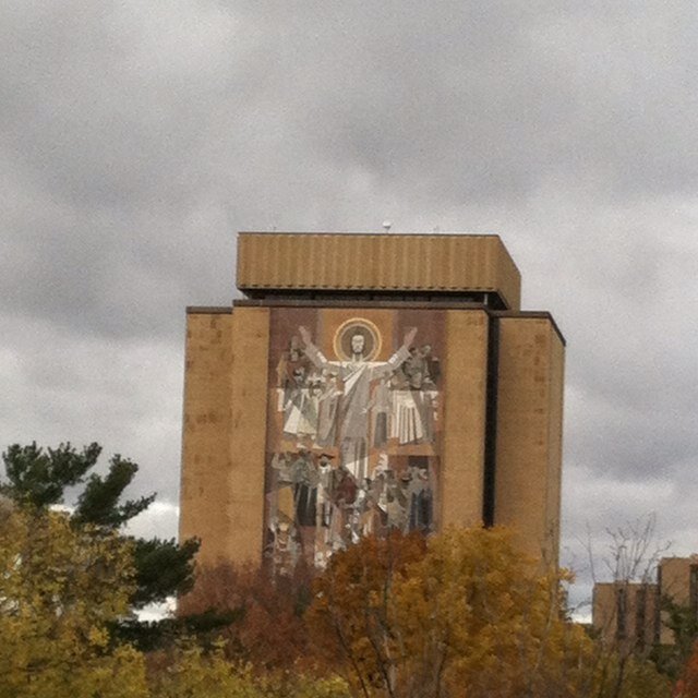 xavier hoops and notre dame football fan