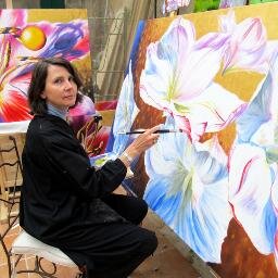 Artiste peintre - painter - fine art  -  peinture à l'huile -oil painting