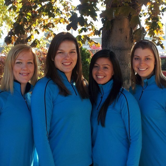 Kirsten Fox, Kristen Reckseidler, Trysta Vandale and Lorelle Weiss. We are a competitive ladies curling team based out of Vancouver.