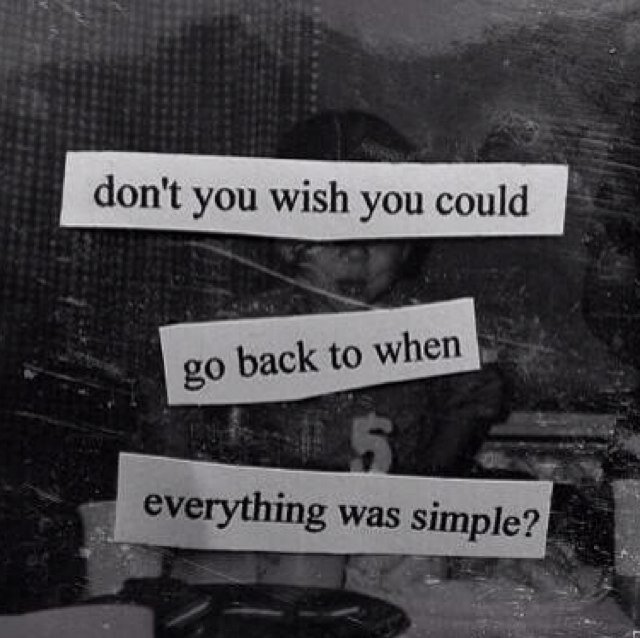 lost in my mind. // trust no one. // there is no love.
