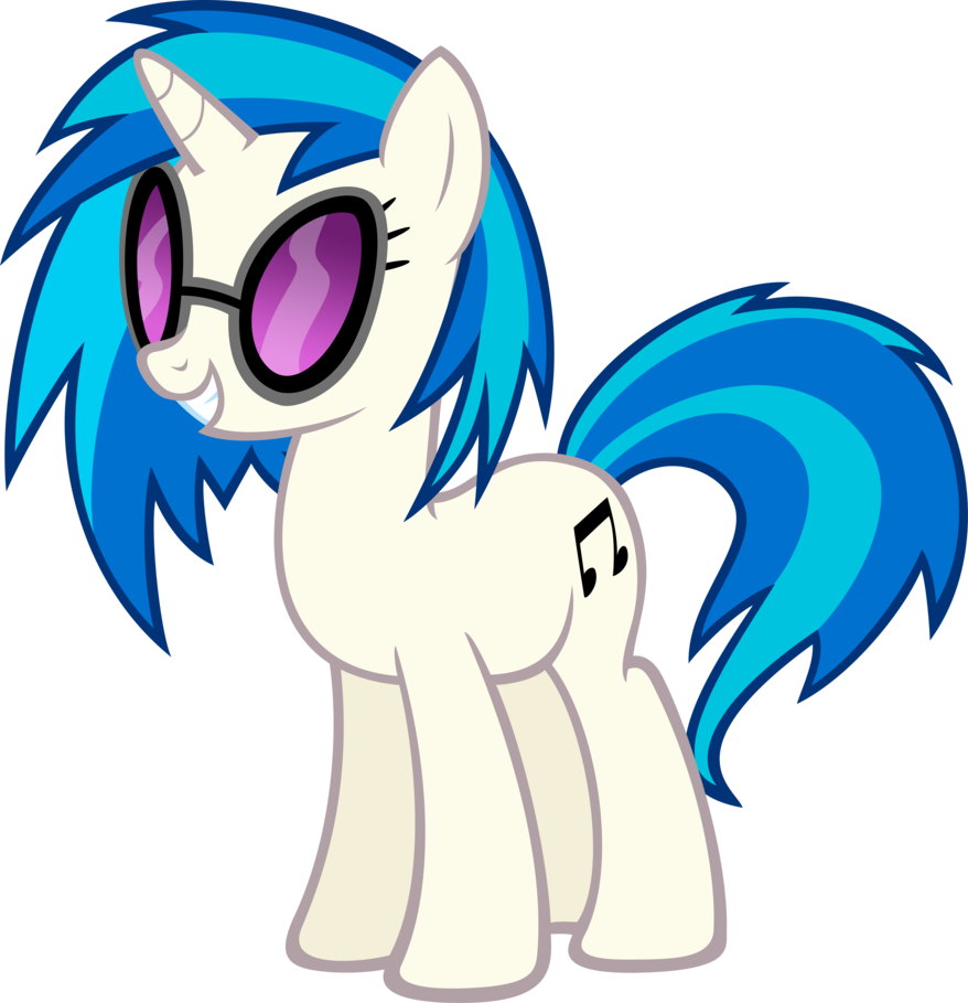 loves dubstep and mare-friends with Octavia