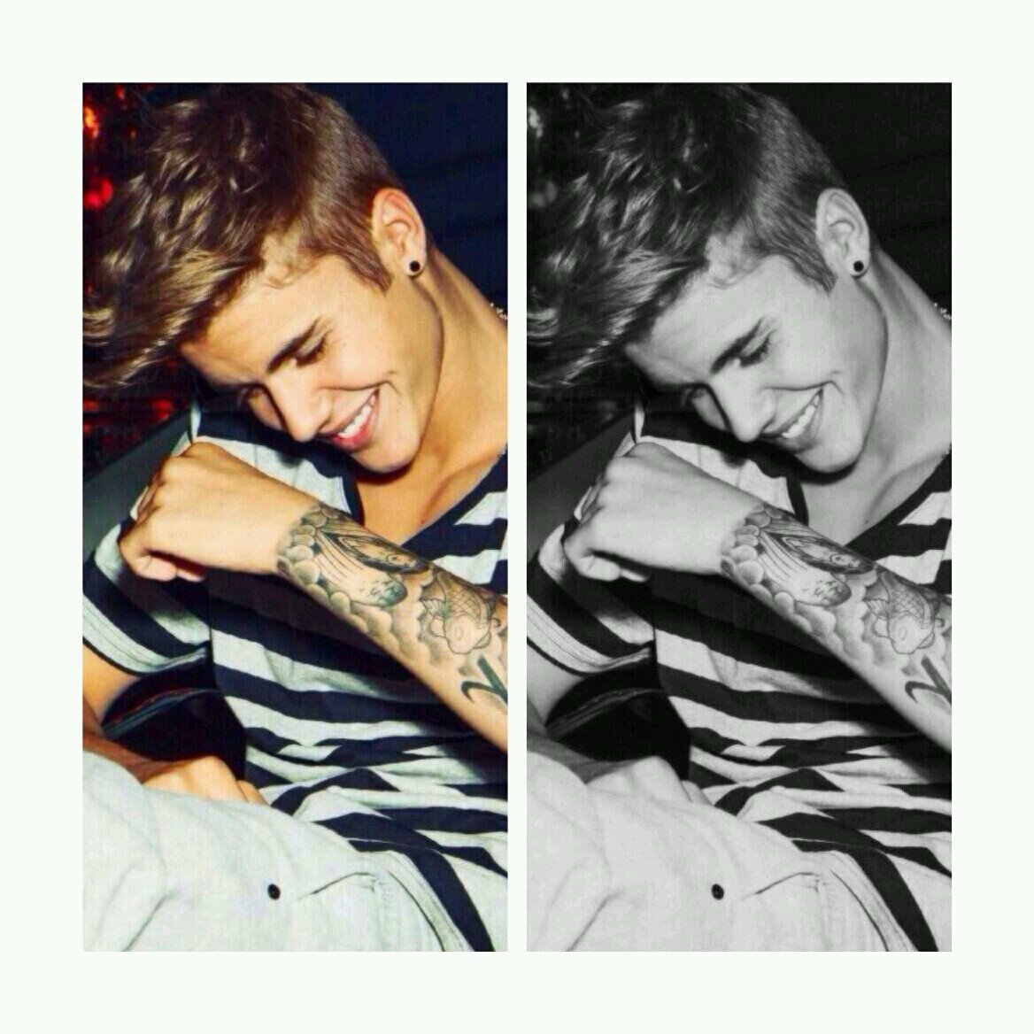 Justin makes us feel happy and beautiful without even trying ♡