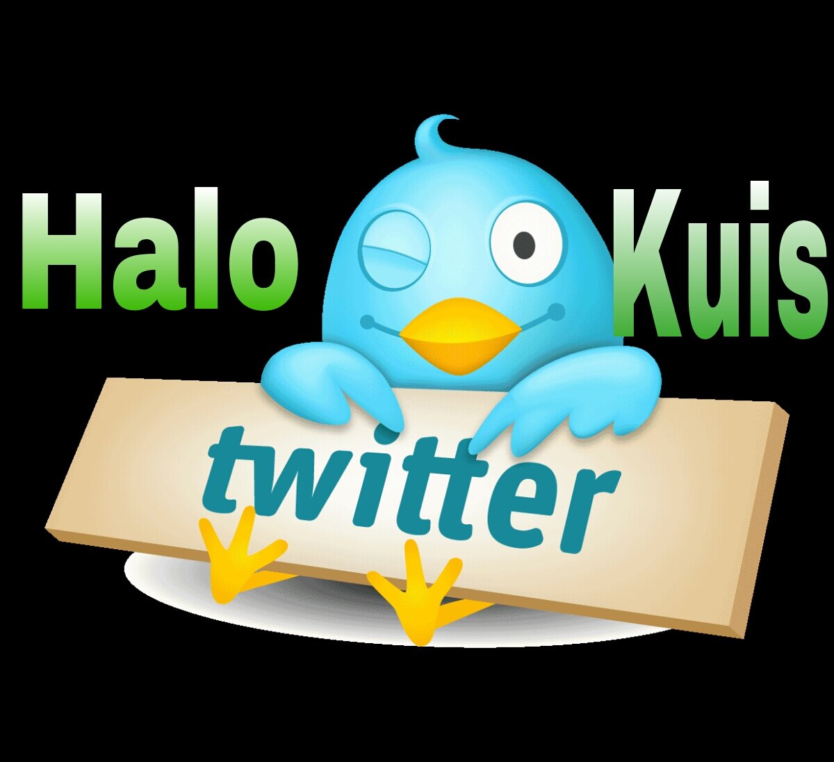 Follow @HaloKuis For More Update Quiz. Buat harimu Happy dengan ikutan Kuis.  Tweet Buzz - Promo - Iklan by DM