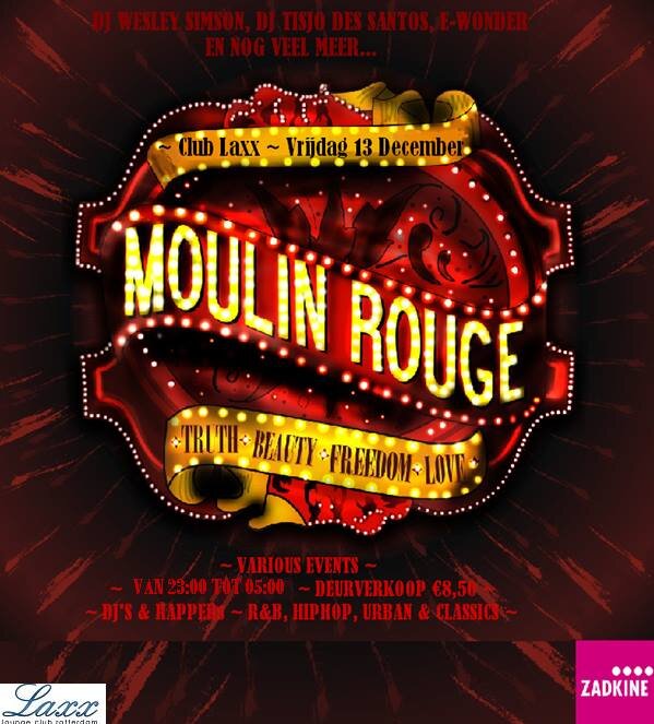 Wij van various events, organiseren een feest genaamd: Moulin Rouge. Meer informatie in onze twitter tijdlijn en op fb; https://t.co/JgzZwSWEeB