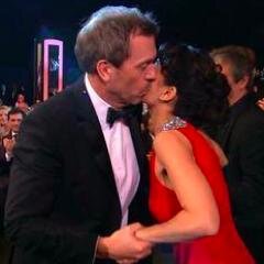 Hugh Laurie and Lisa Edelstein