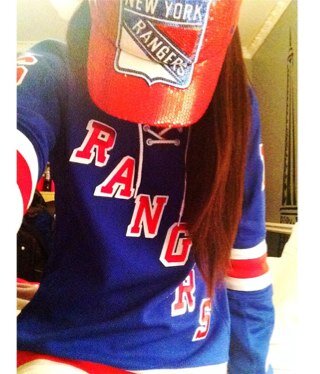 New York Ranger Fan for life!! ❤️Taken by Derick Brassard❤️ LETS GO RANGERS!! #HockeySister