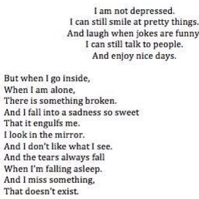 I hate everything about myself and my life. Ok bye