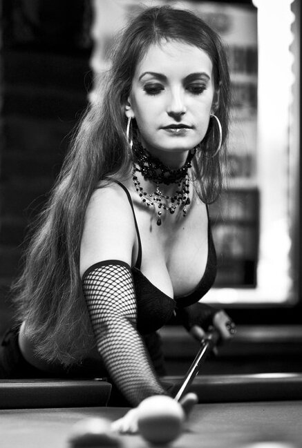 Violette Springs, Casual Pool Player and Erotic Romance Author