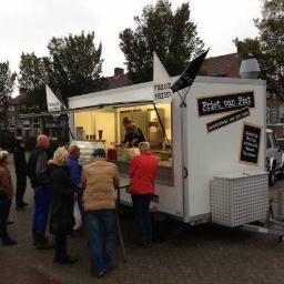 Woensdag t/m zaterdag Kennemerplein IJmuiden. Bestellen kan via 0646993660.