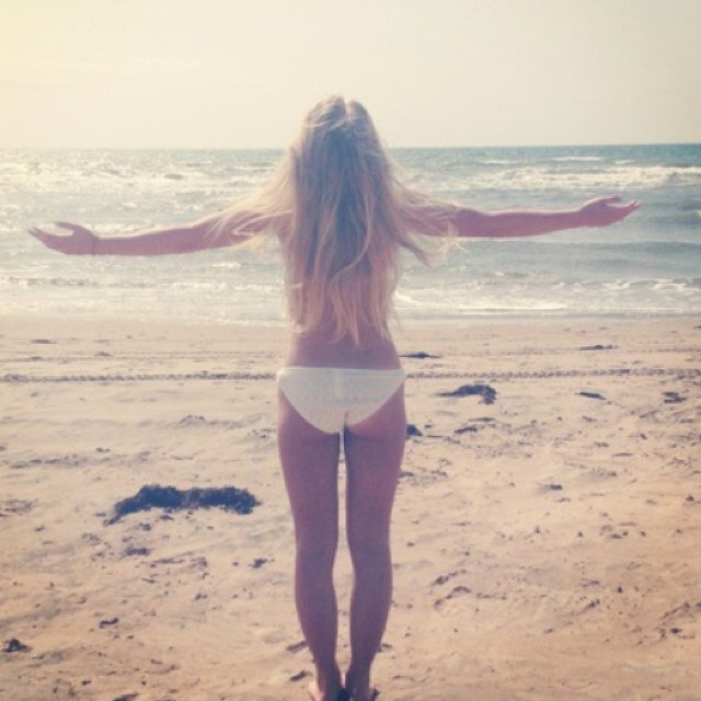 sun kissed skin and ocean waves