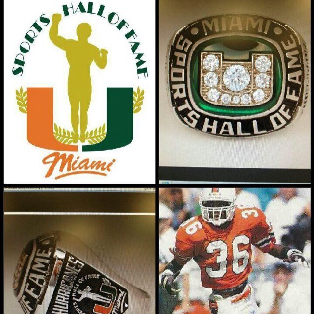 UM HOF c/o 2014 #36 4 d canes, Former TB Yuccaneer(87),and Miami Dolphin(85) LAMARtacus-ancient touchdown god of the Orange Bowl.