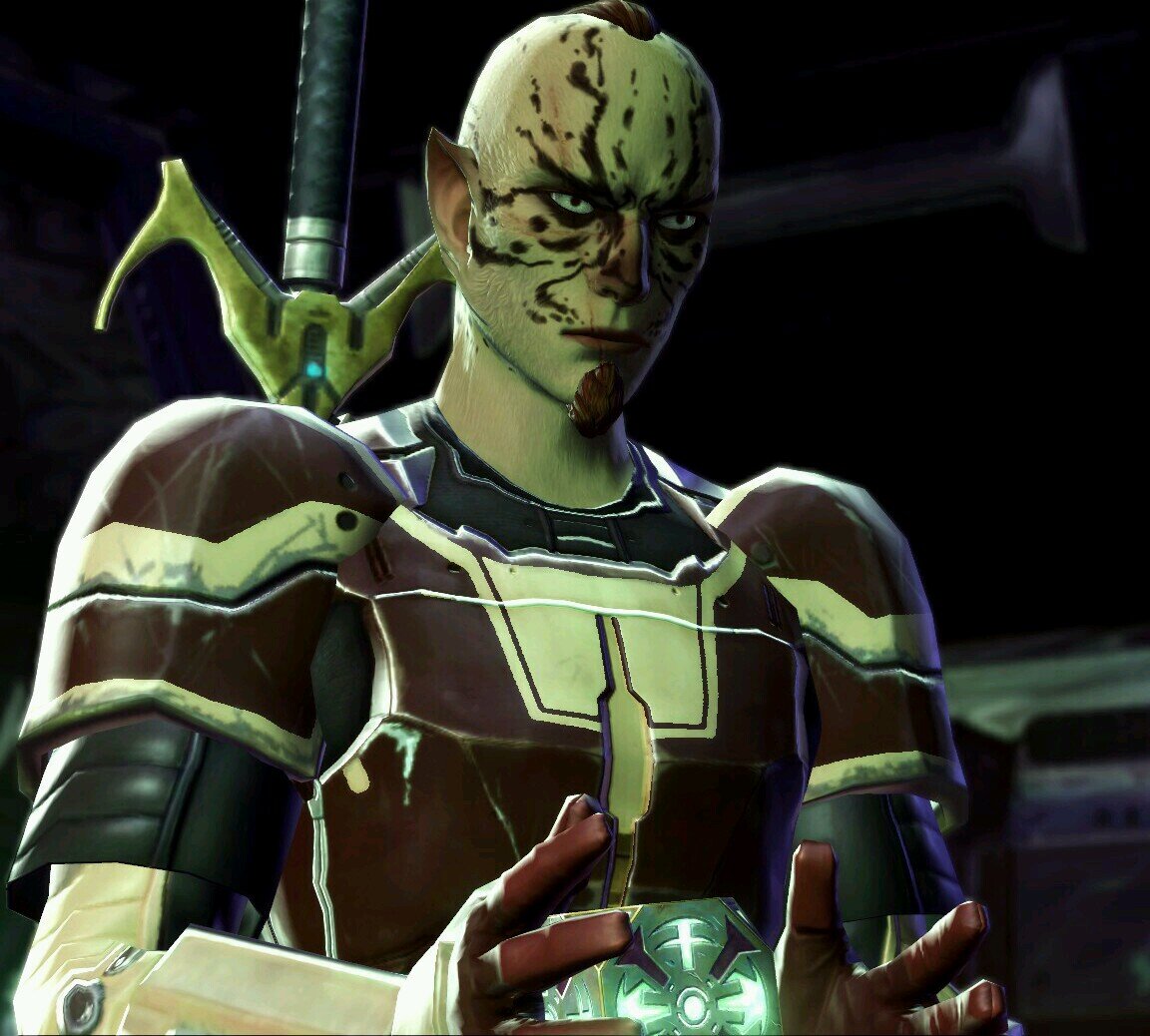Sith appritance to Lady Deyn. Deadly, hansome. (IC Twitter@ ebon hawk)