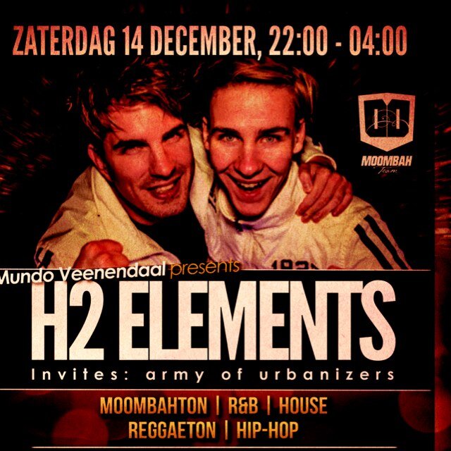 h2elements's profile picture. H2 Elements is een concept waar alle soorten house worden gemengt. Met veel artiesten, gezellige mensen en de leukste clubs mag je dit feest niet missen